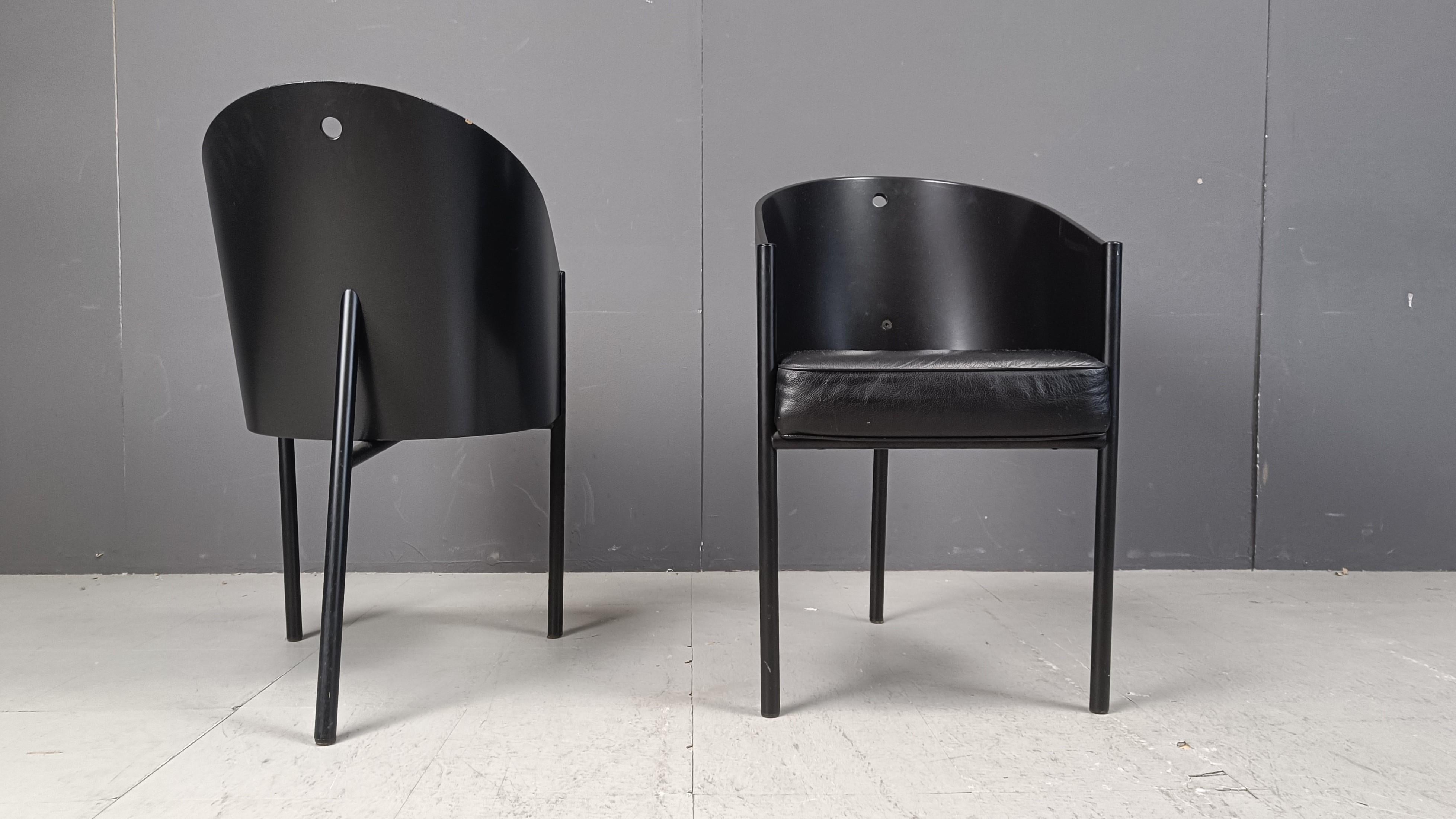 Vintage Costes Chairs by Philippe Starck for Aleph, Set of 8 6