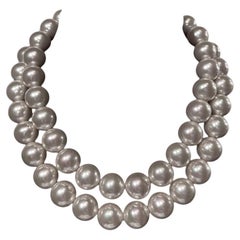 Modeschmuck Bergdorf Goodman Double Row Perlenkette