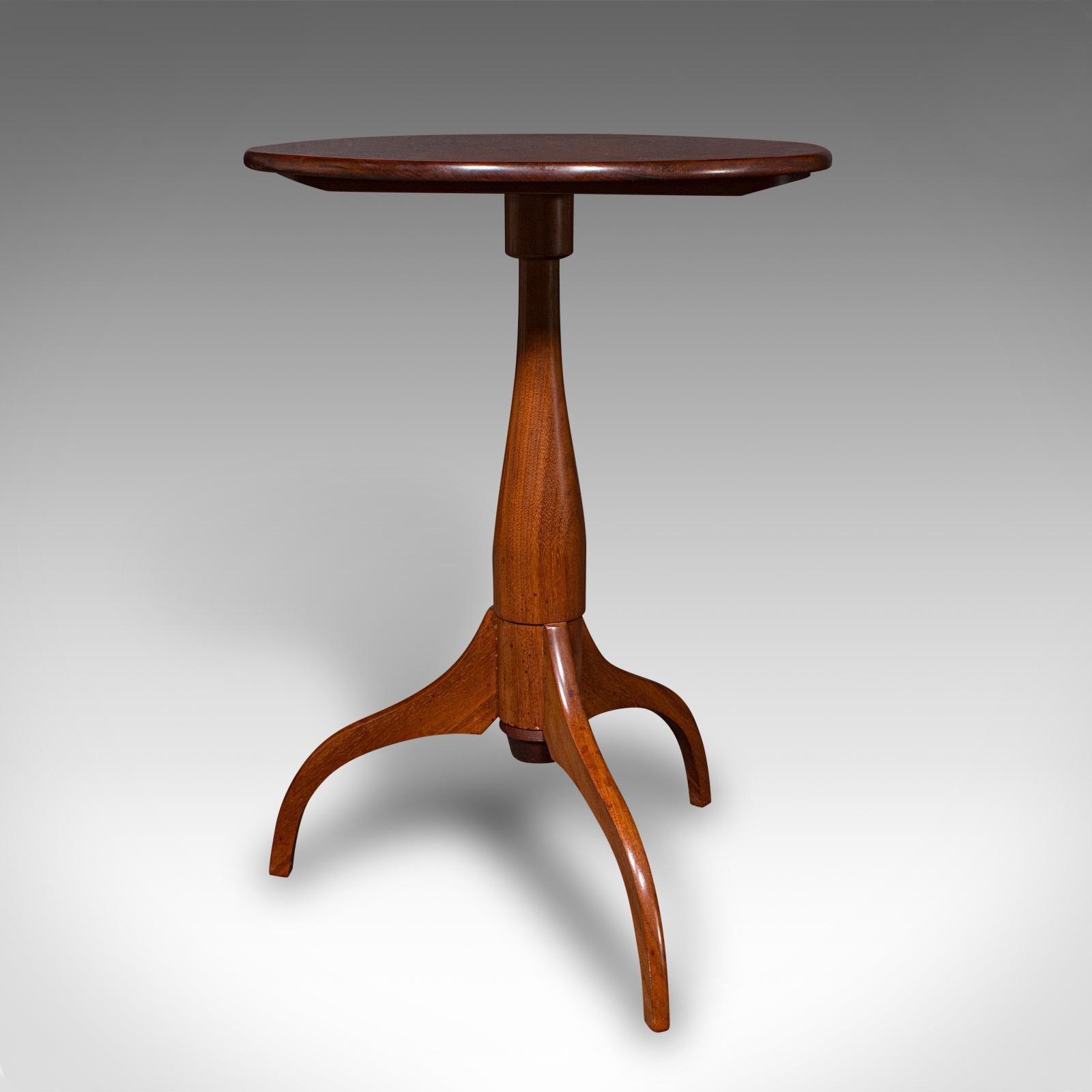 Mid-Century Modern Vintage By School Wine Table, English, Walnut, Side, Lamp, Mid Century en vente