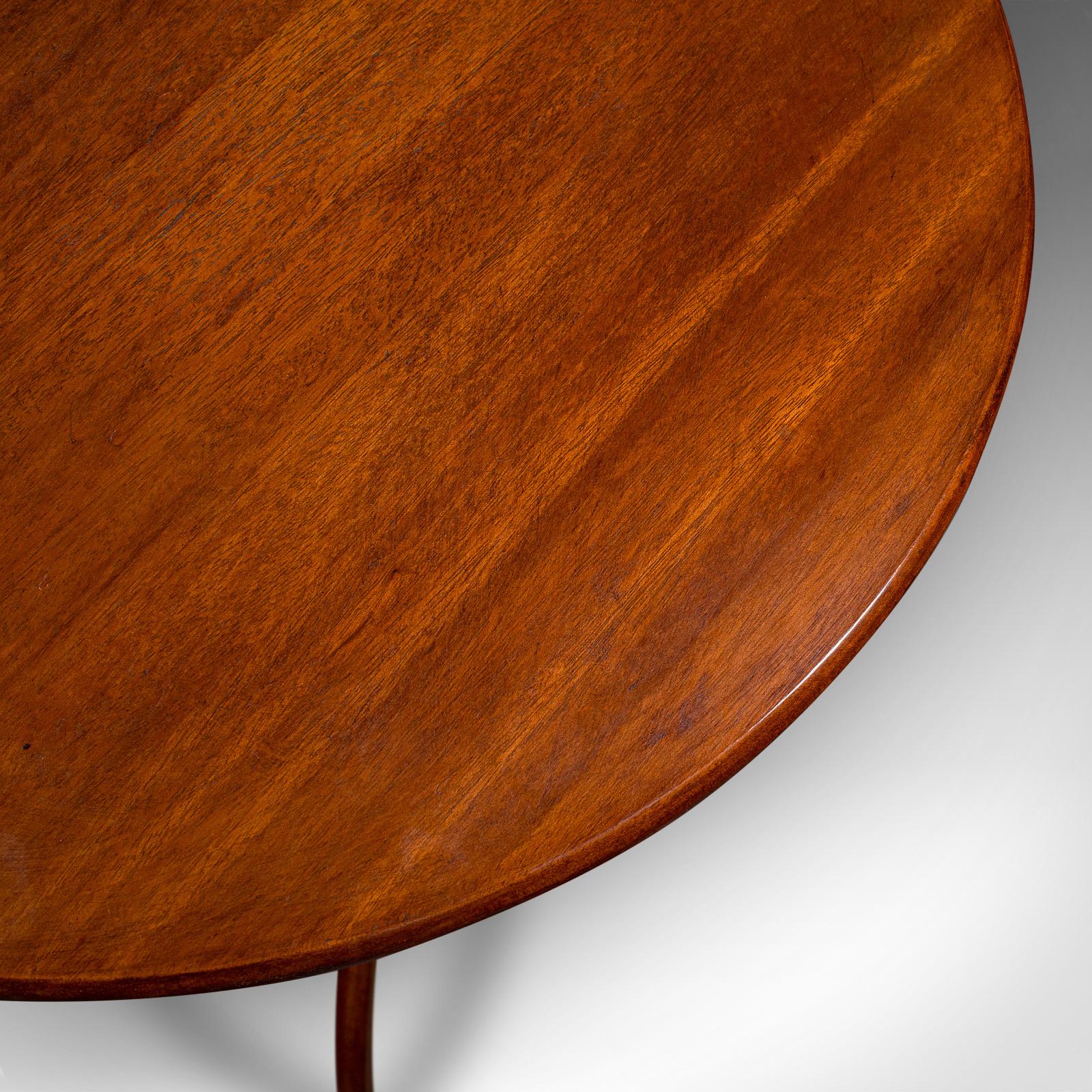 Vintage By School Wine Table, English, Walnut, Side, Lamp, Mid Century en vente 2