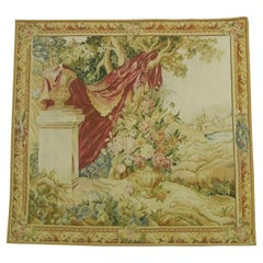 Vintage Cotton Wool Floral Tapestry 6X5.10