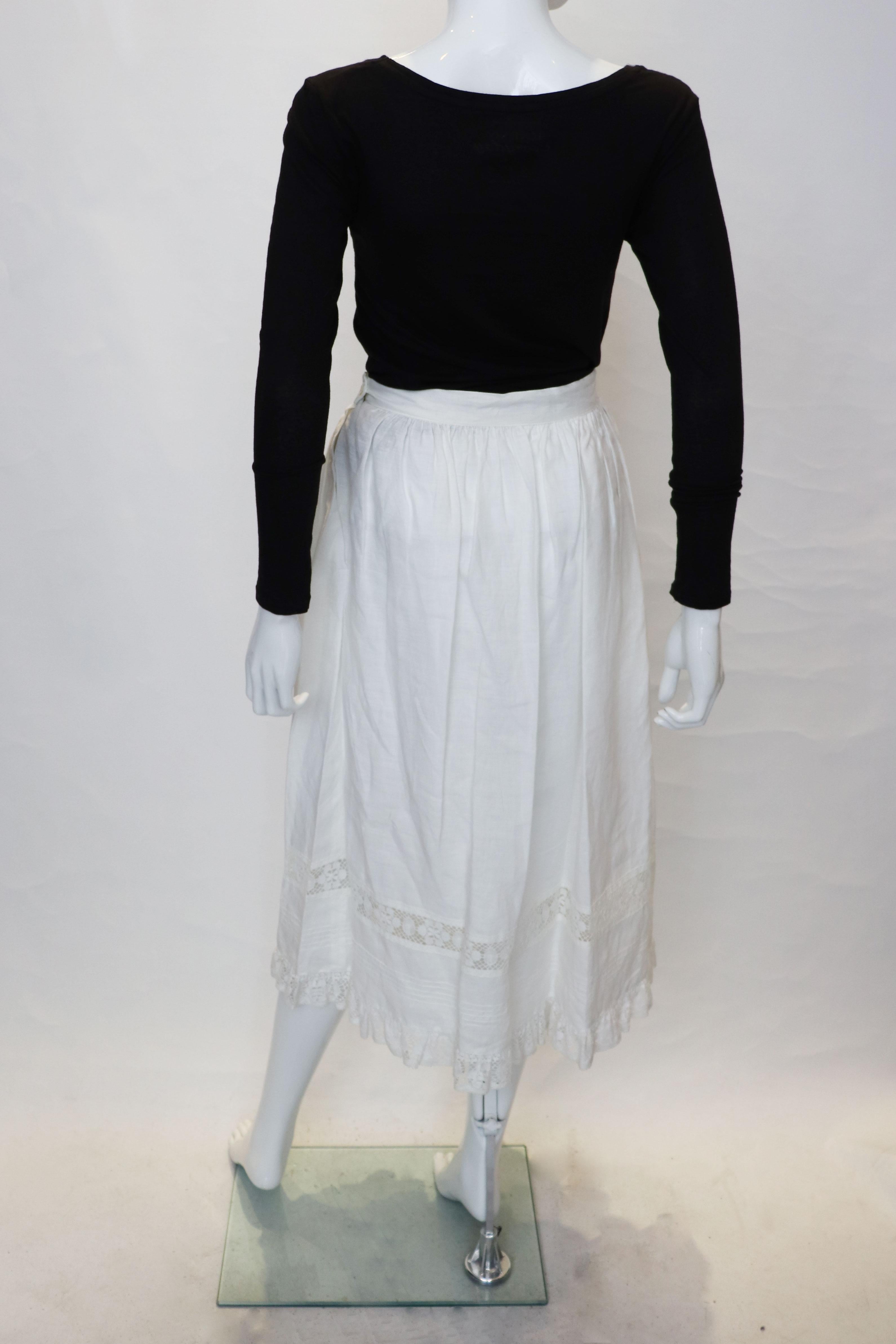Vintage CottonSkirt by John Radaelli In Good Condition For Sale In London, GB