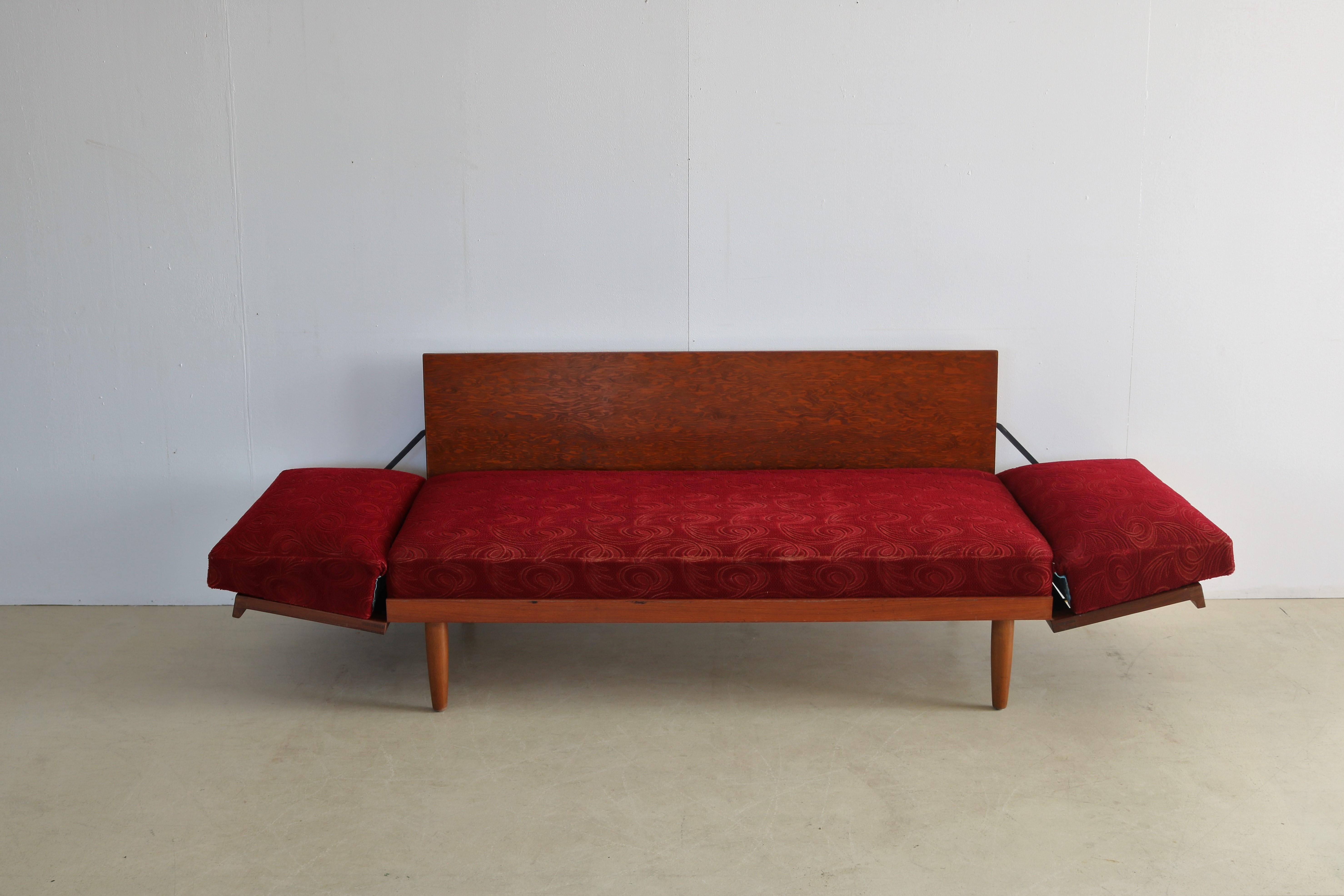 Vintage-Couch  Tagesbett  60s  Illum Wikkelso  im Angebot 4