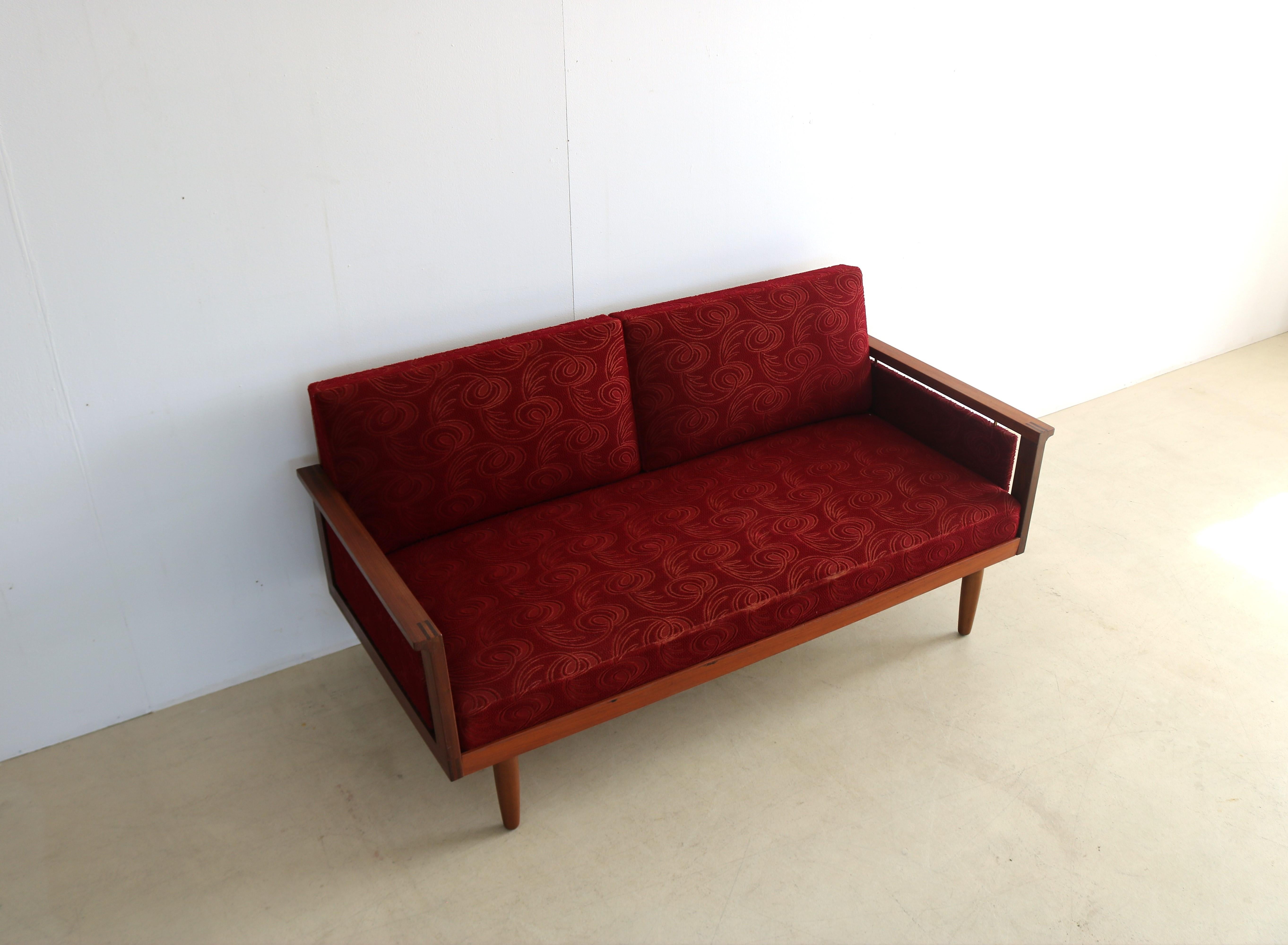 Vintage-Couch  Tagesbett  60s  Illum Wikkelso  im Angebot 6