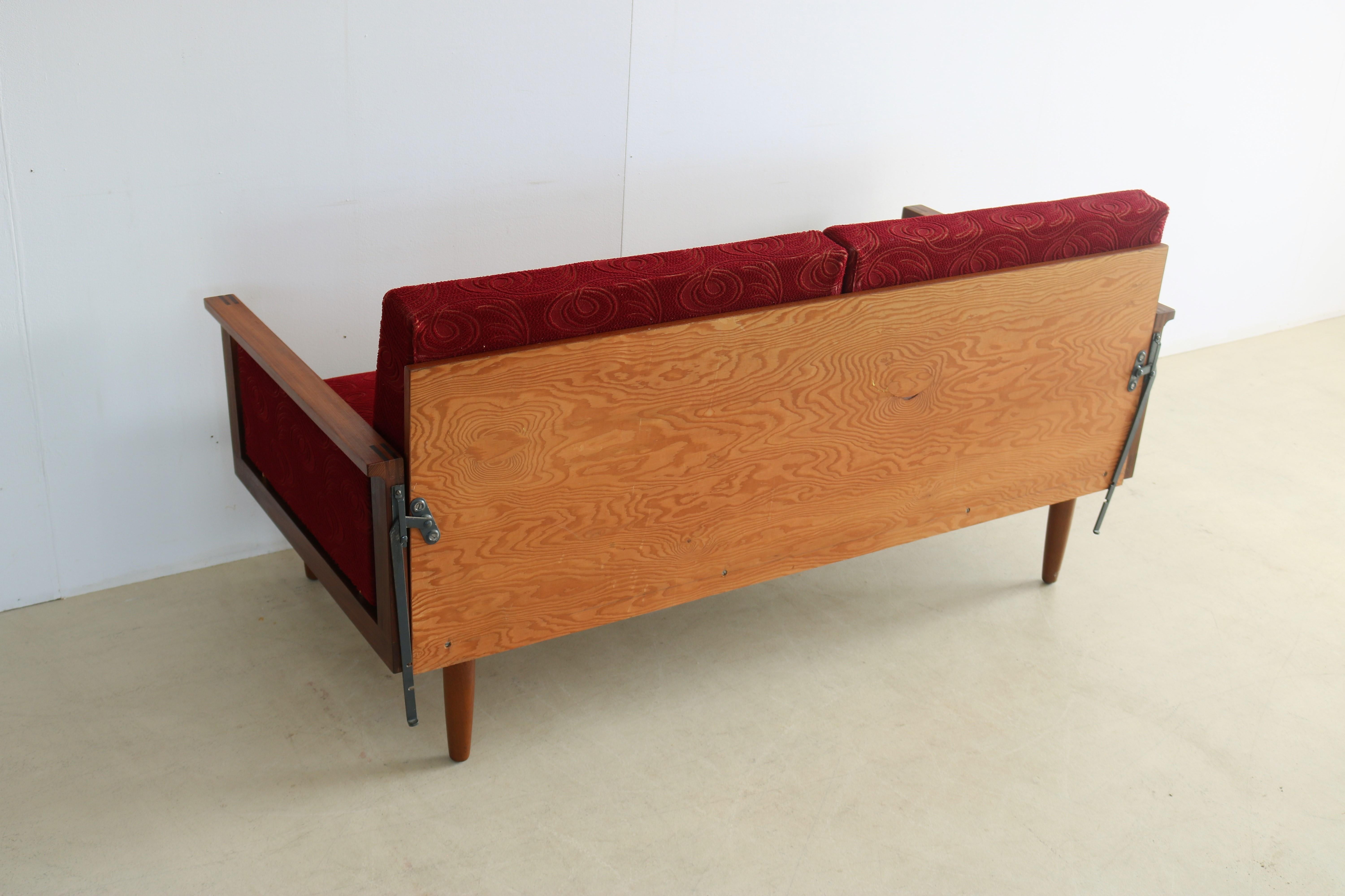 Vintage-Couch  Tagesbett  60s  Illum Wikkelso  im Angebot 7