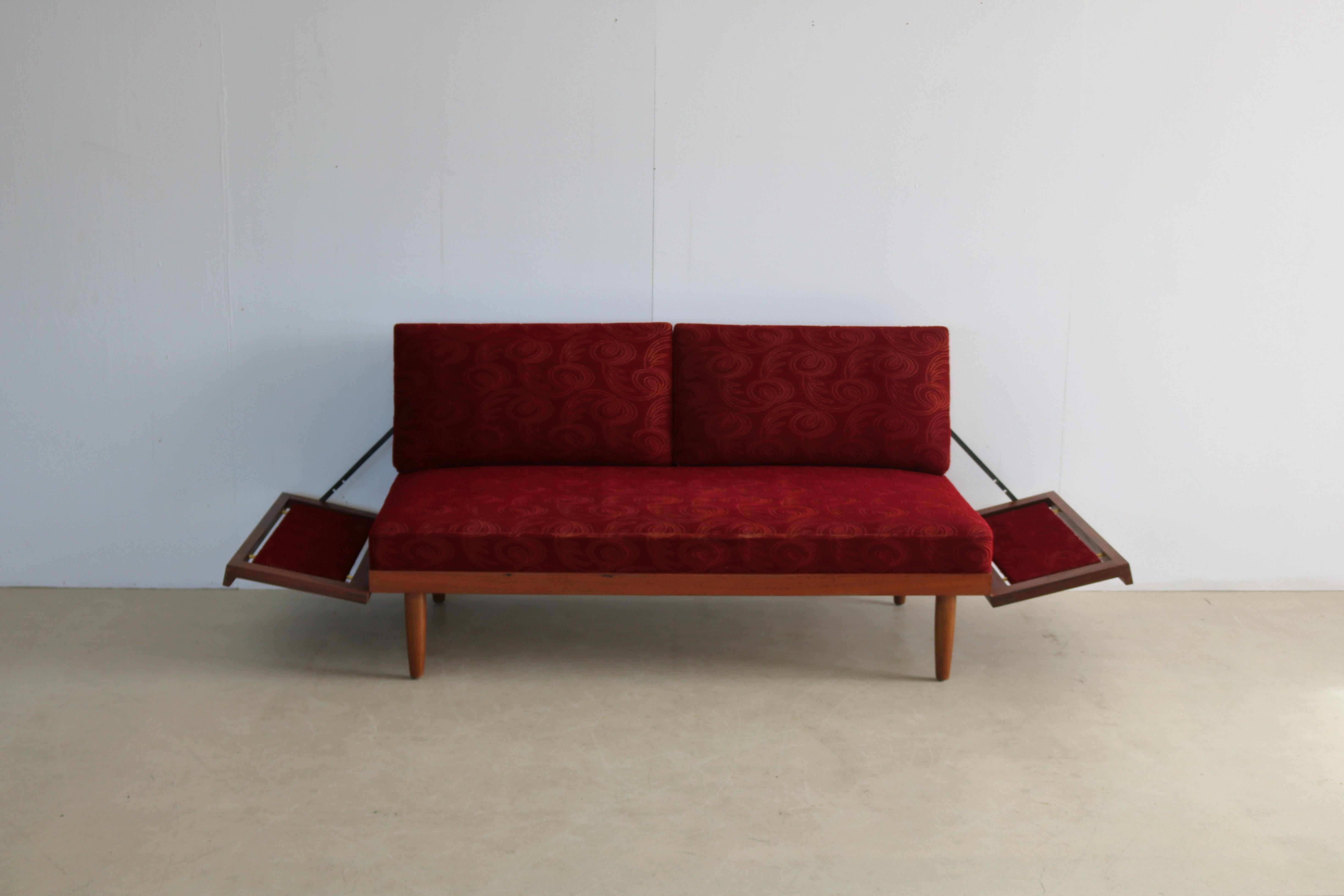 Vintage-Couch  Tagesbett  60s  Illum Wikkelso  im Angebot 3