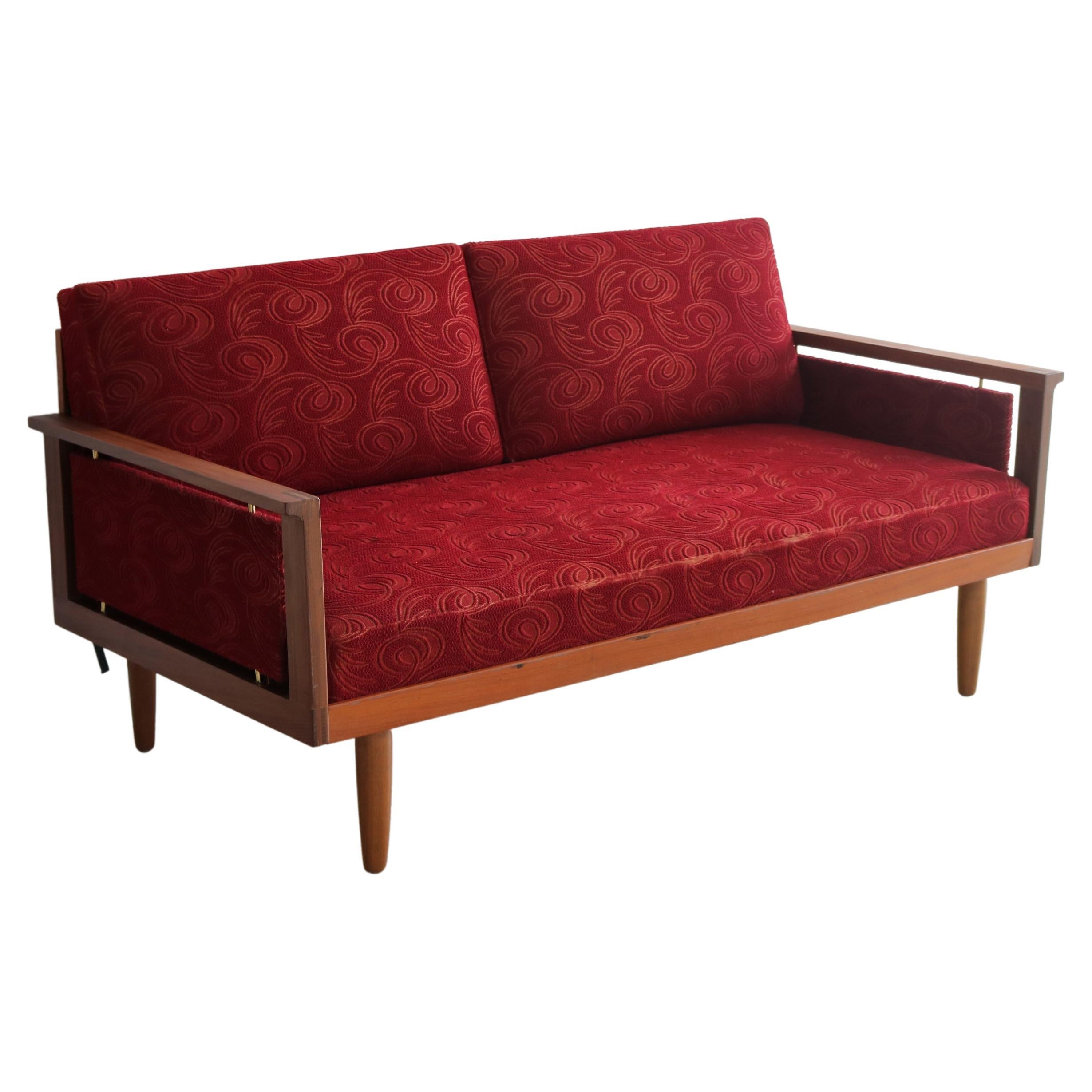 vintage couch  daybed  60s  Illum Wikkelso  For Sale