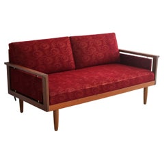 Vintage-Couch  Tagesbett  60s  Illum Wikkelso 