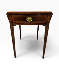 Vintage Council Craftsman Mahogany Pembroke Side Table - Refinished!