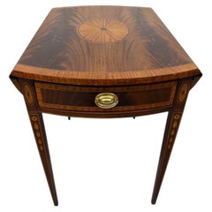 Vintage Council Craftsman Mahogany Pembroke Side Table - Refinished!