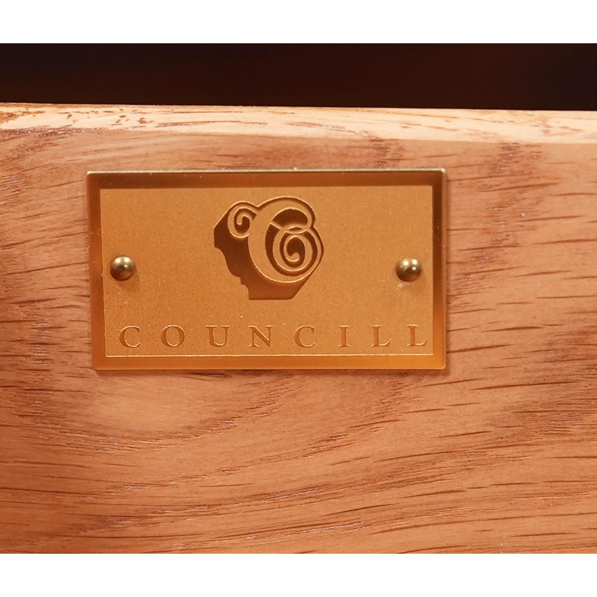 Vintage Councill 2 Part Breakfront For Sale 4