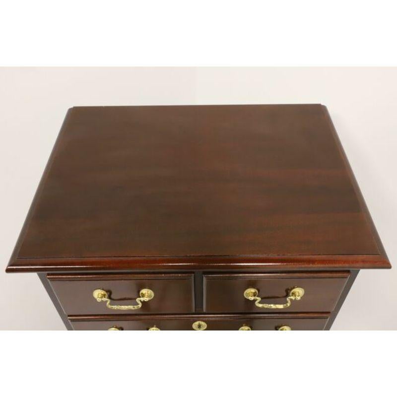 COUNCILL Solid Mahogany Chippendale Semainier / Lingerie Chest with Ogee Feet 1