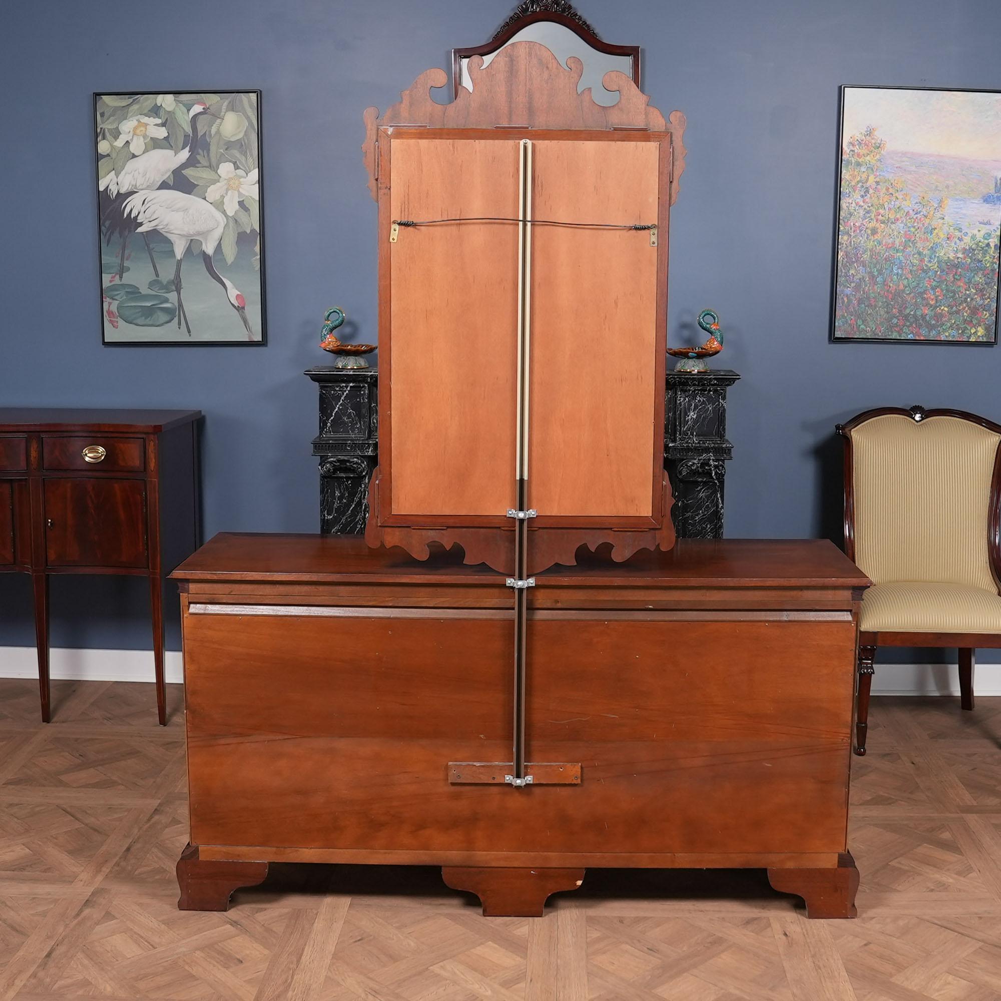 Vintage Councill Triple Dresser and Mirror For Sale 6