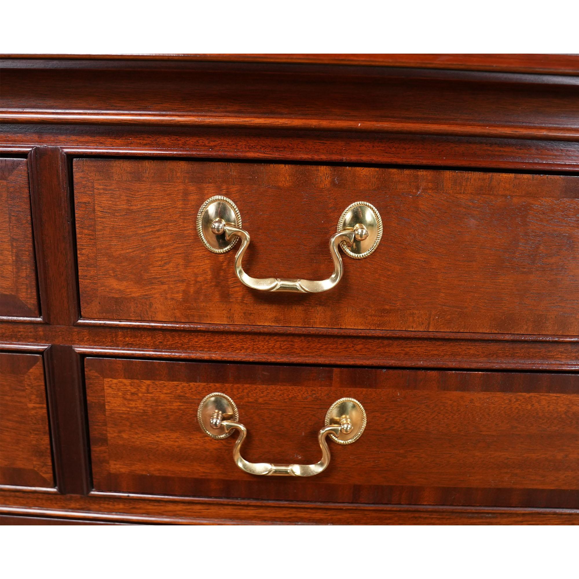 North American Vintage Councill Triple Dresser and Mirror For Sale