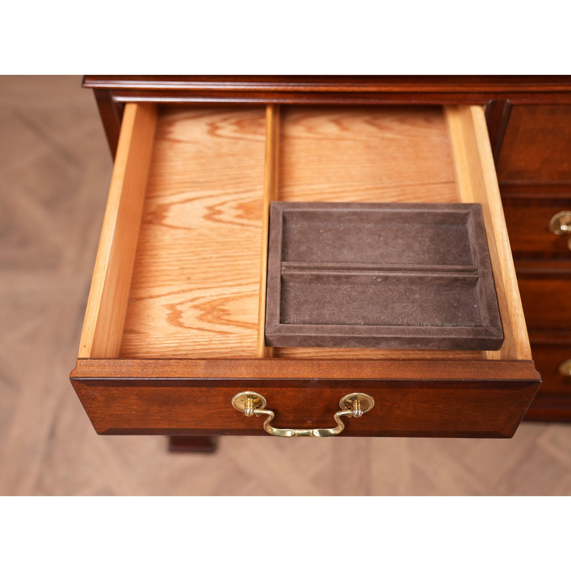 Late 20th Century Vintage Councill Triple Dresser and Mirror For Sale