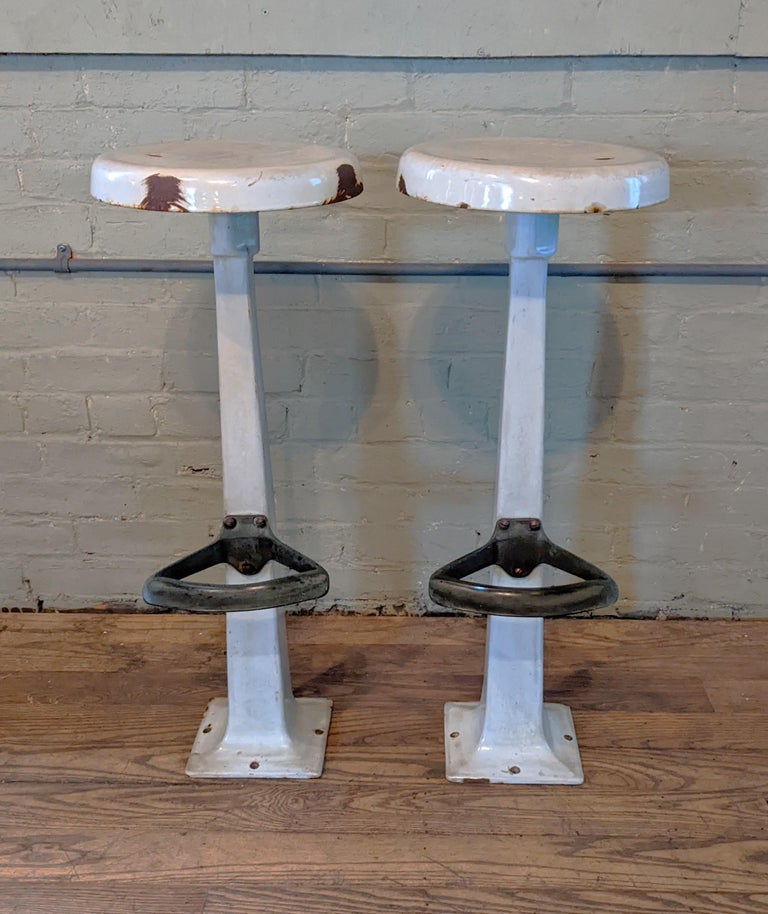 Vintage Counter Stools at 1stDibs
