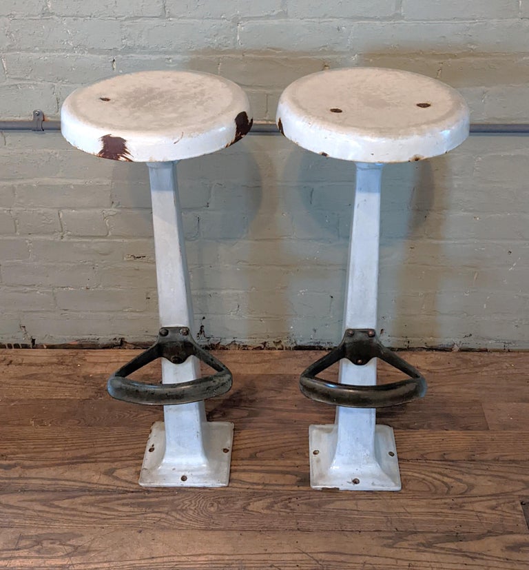Vintage Counter Stools at 1stDibs