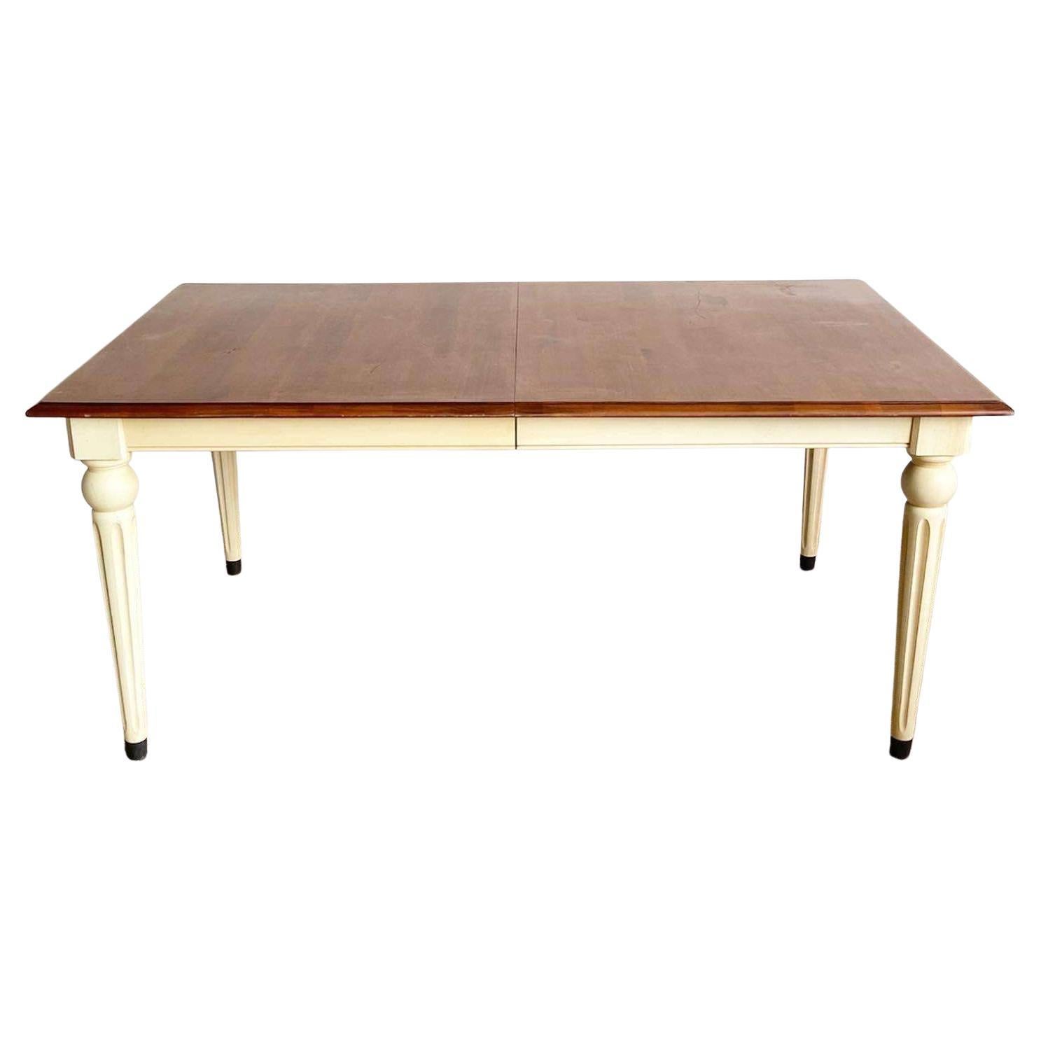 Ethan allen dining table used shop