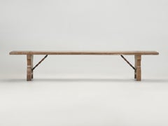 Vintage Country French Dining Table Bench