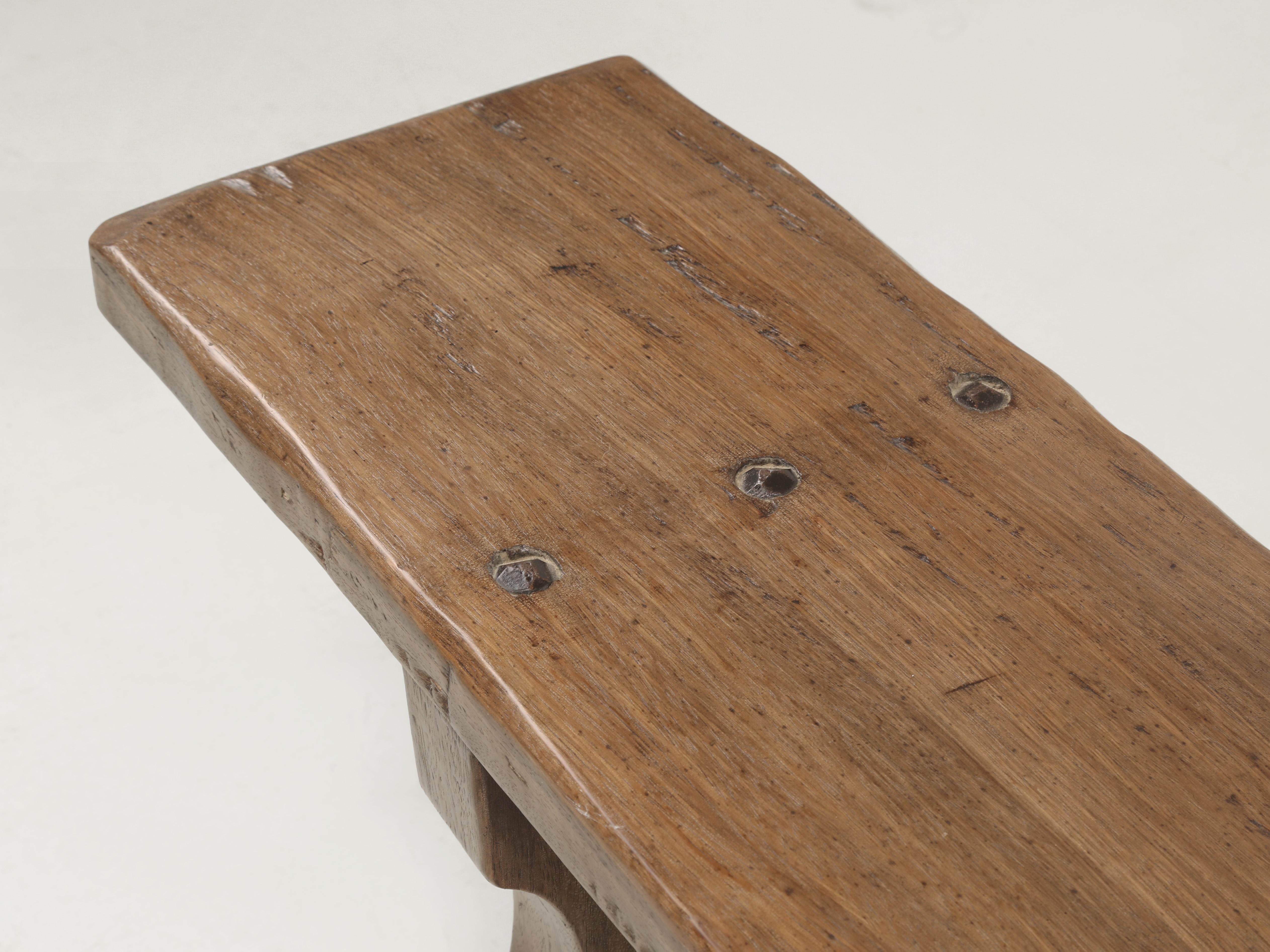 Acier Banc de table de salle à manger français de style vintage en vente