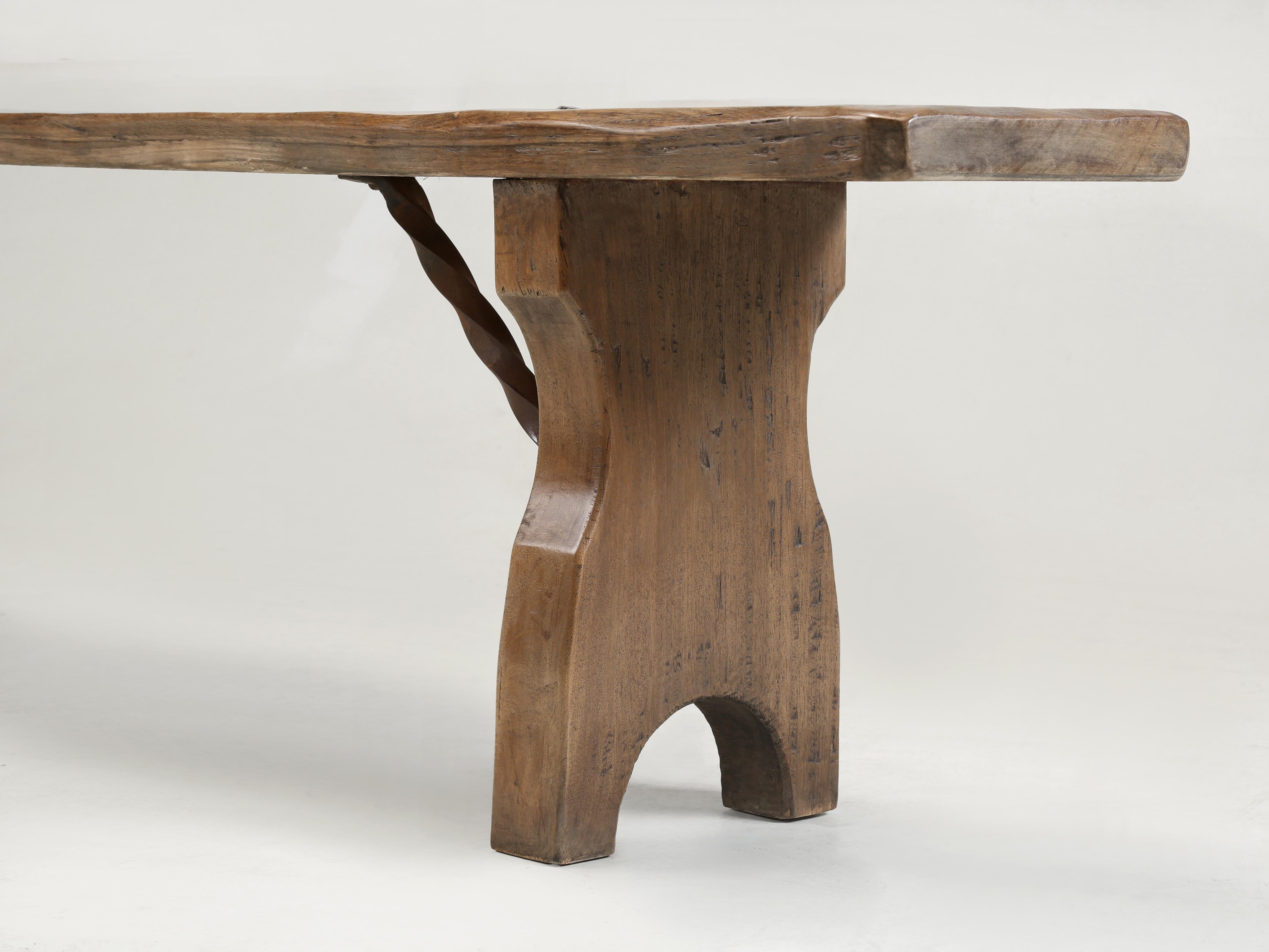 Banc de table de salle à manger français de style vintage en vente 1