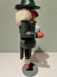 Vintage Country Style German Christmas Nutcracker Wood Erzgebirge Germany