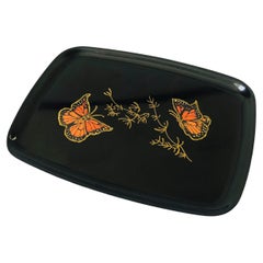 Retro Couroc Butterfly Tray