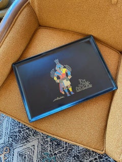 Vintage Couroc Kachina Tray