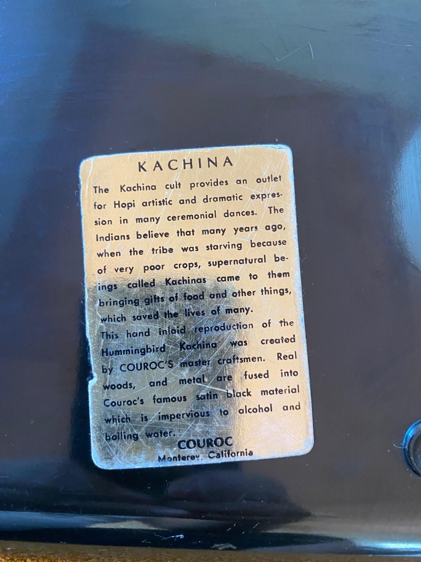 Américain Vieux plateau Kachina Couroc en vente