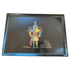 Vintage Couroc Kachina Tray