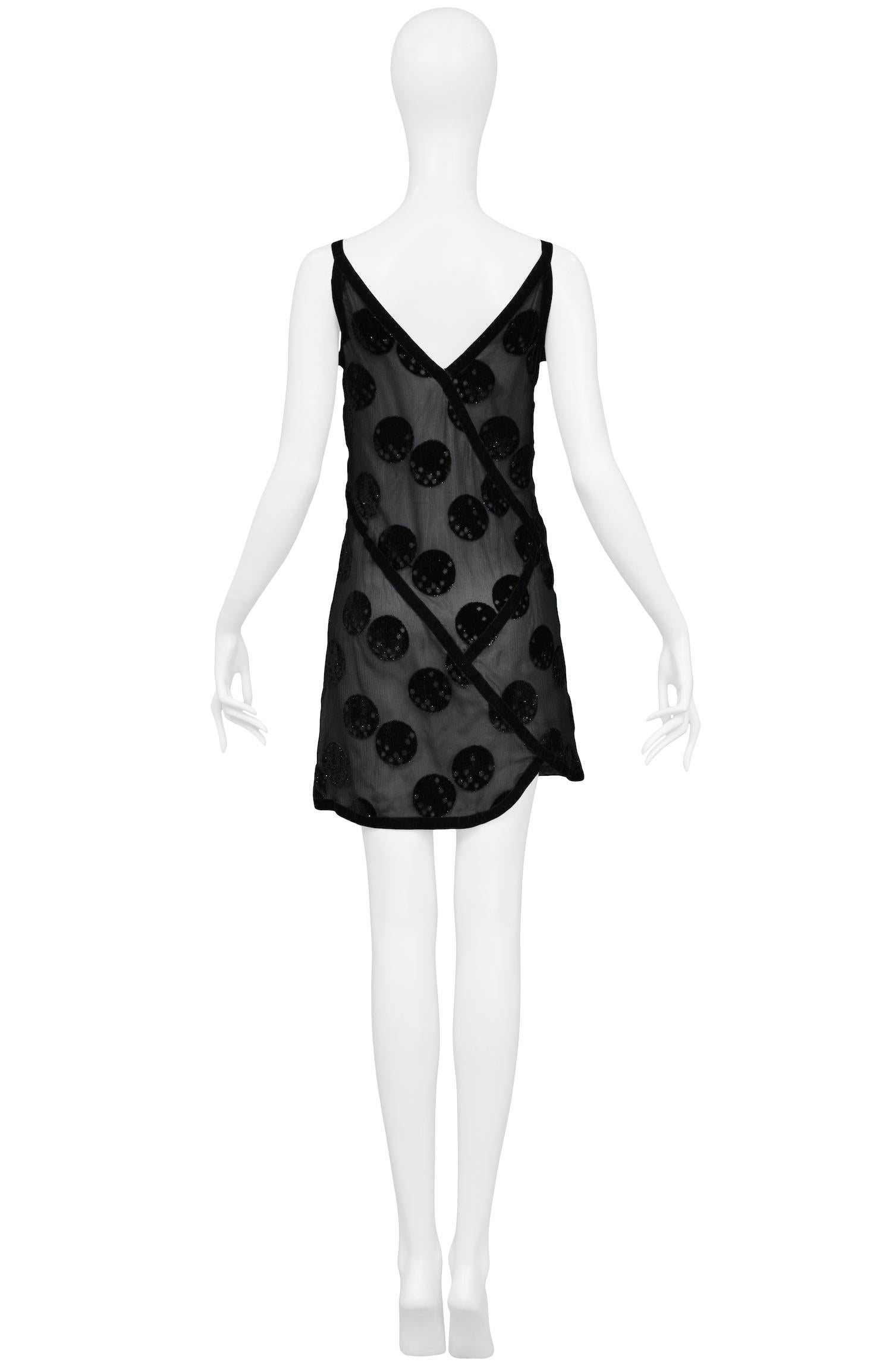 courreges black dress