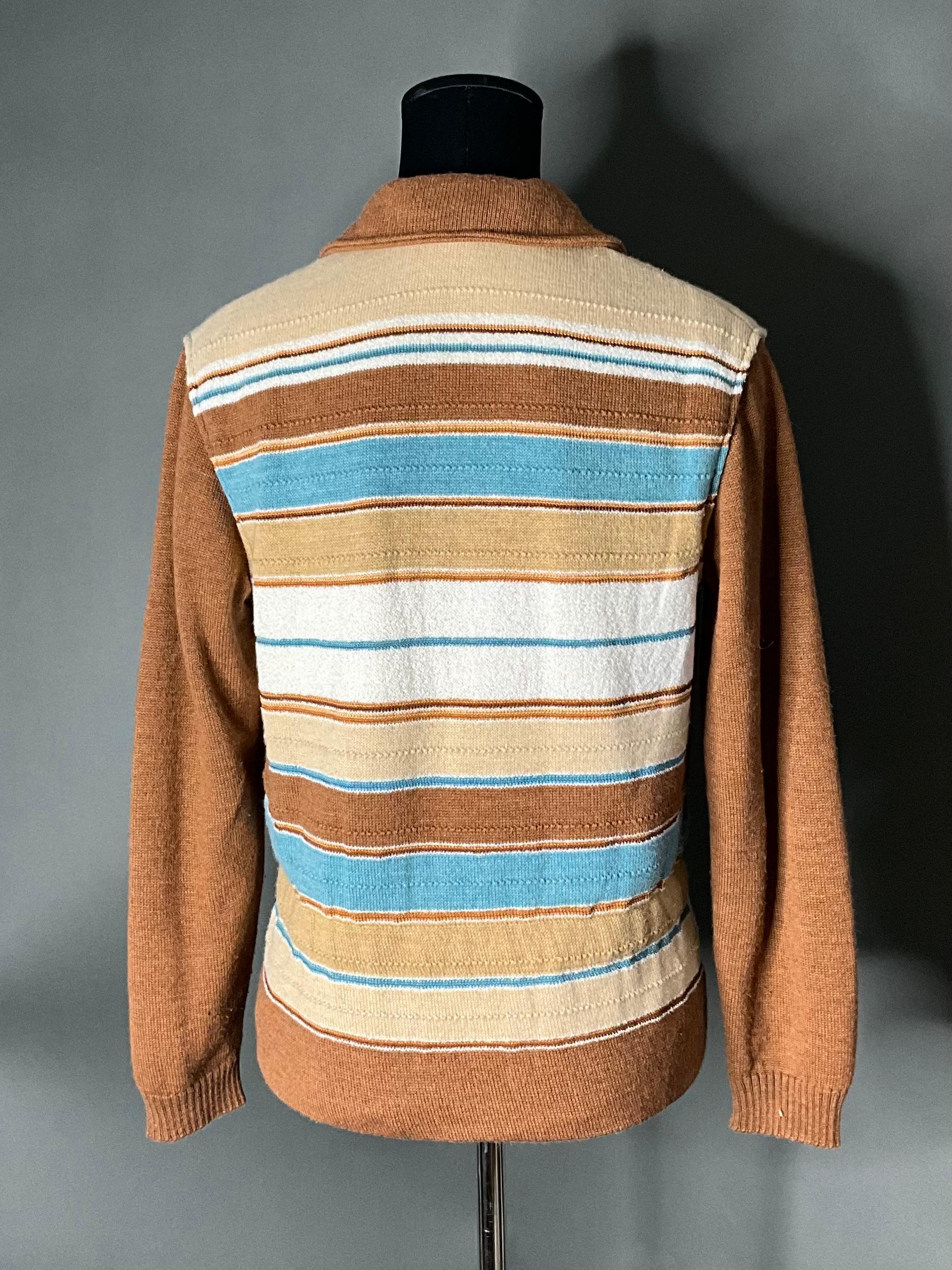 Beige Vintage Courreges Paris 70s Sweater For Sale