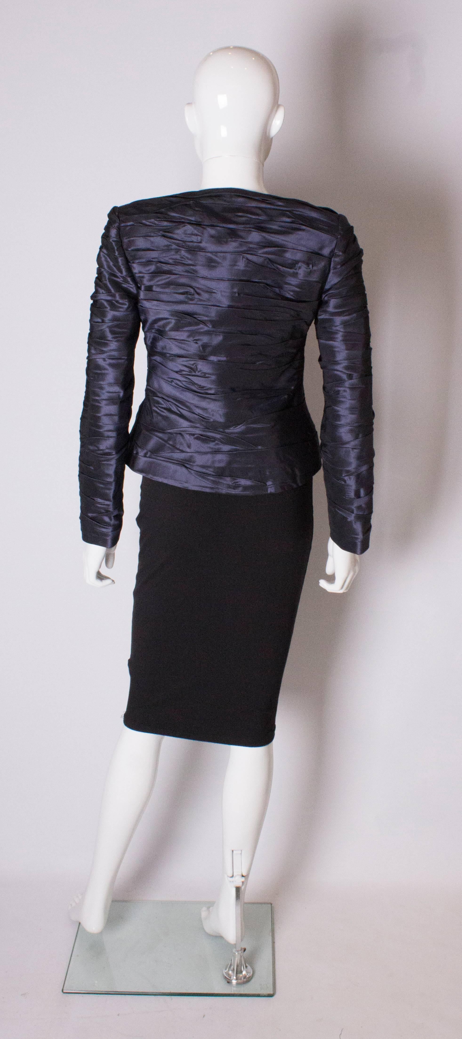 Vintage Couture Bruce Oldfield  Seidenjacke im Angebot 1