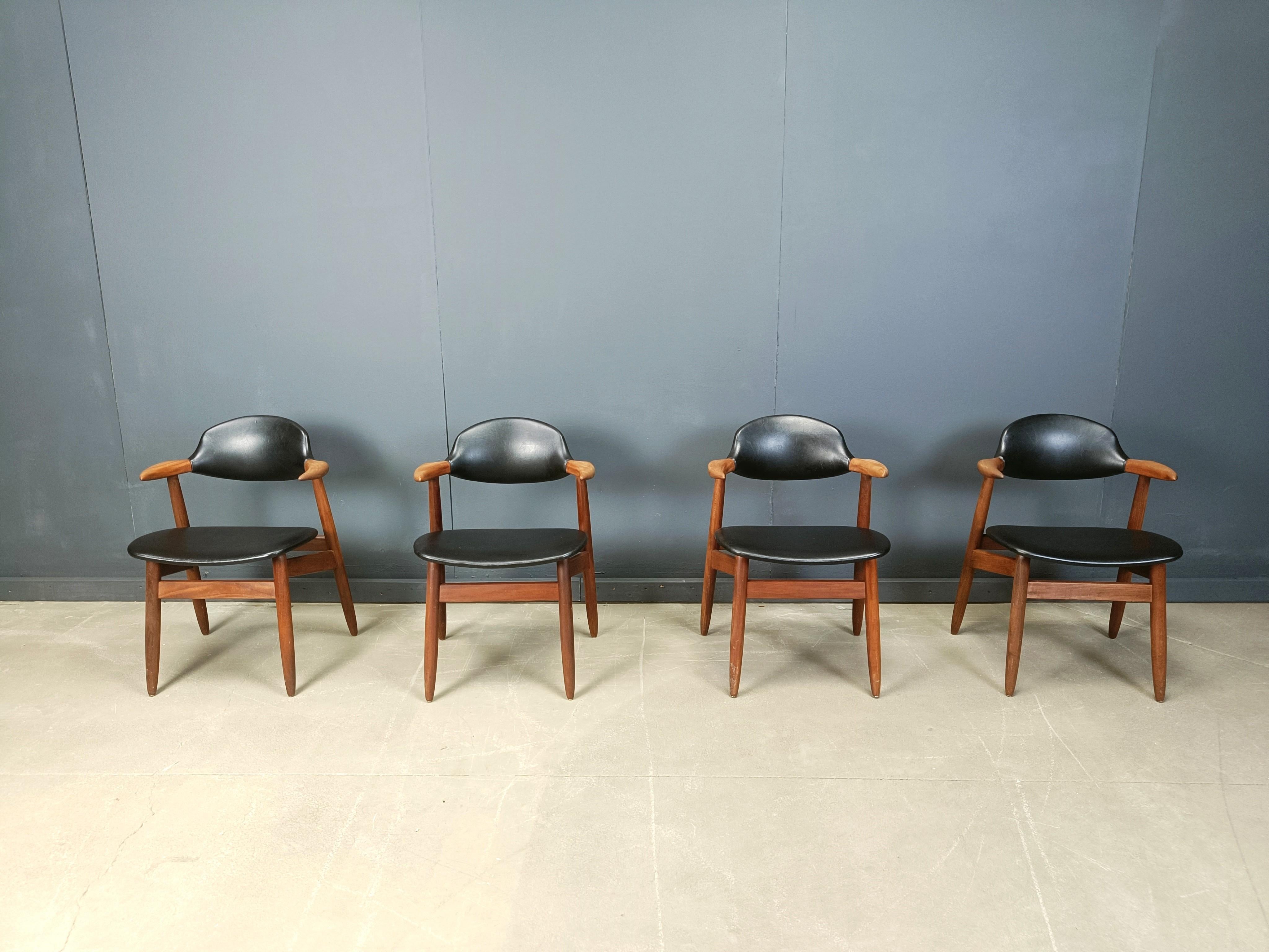 Chaises de salle à manger vintage en forme de vache par Tijsseling Meubelfabriek, Hulmefa, années 1960 en vente 5