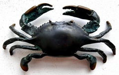 Vintage Crab Paperweight, circa 1970's