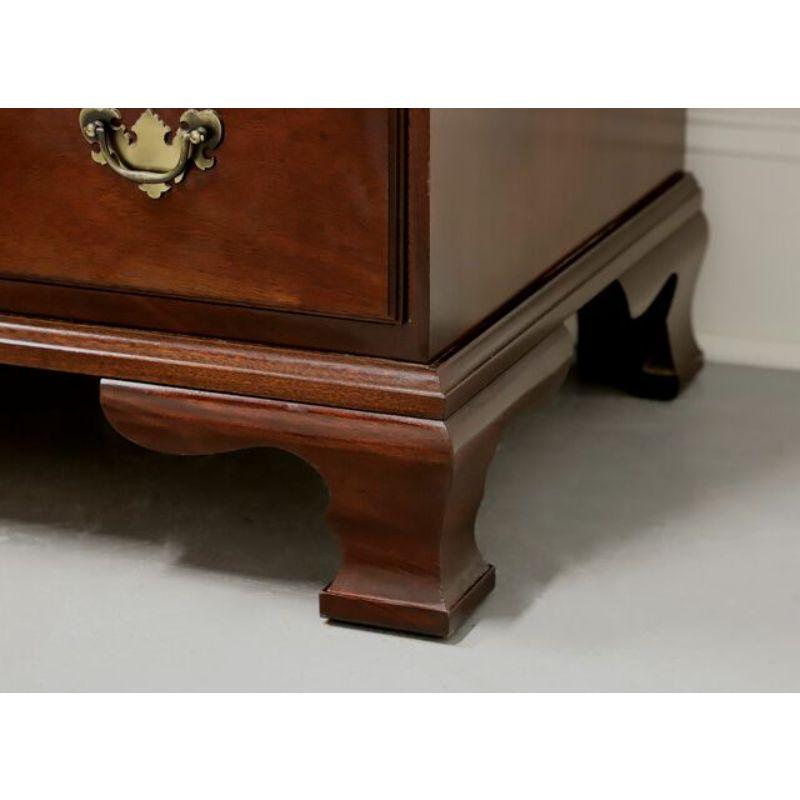 CRAFTIQUE Solid Mahogany Chippendale Secretary Desk w/ Bookcase 4