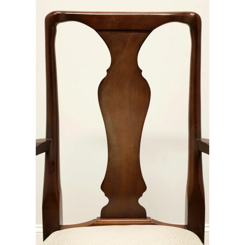 20th Century CRAFTIQUE Solid Mahogany Queen Anne Dining Chairs - Set of 8