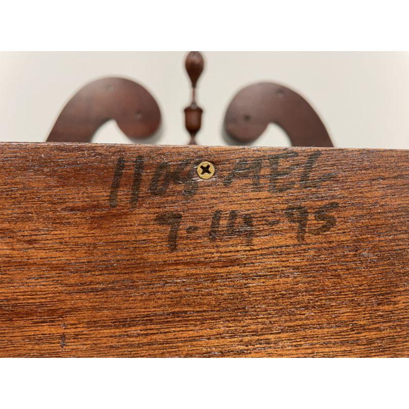 CRAFTIQUE Solid Mahogany Philadelphia Highboy Chest with Ball in Claw Feet 9
