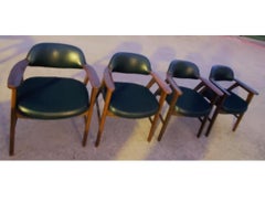 Vintage Craftmaster Industries Gunlocke Chairs- Set of 4
