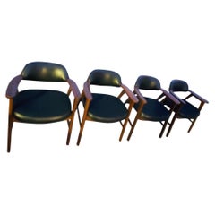 Retro Craftmaster Industries Gunlocke Chairs- Set of 4