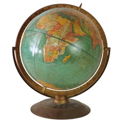 Vintage Cram’s Imperial 12 Inch Teaching World Globe 20thC