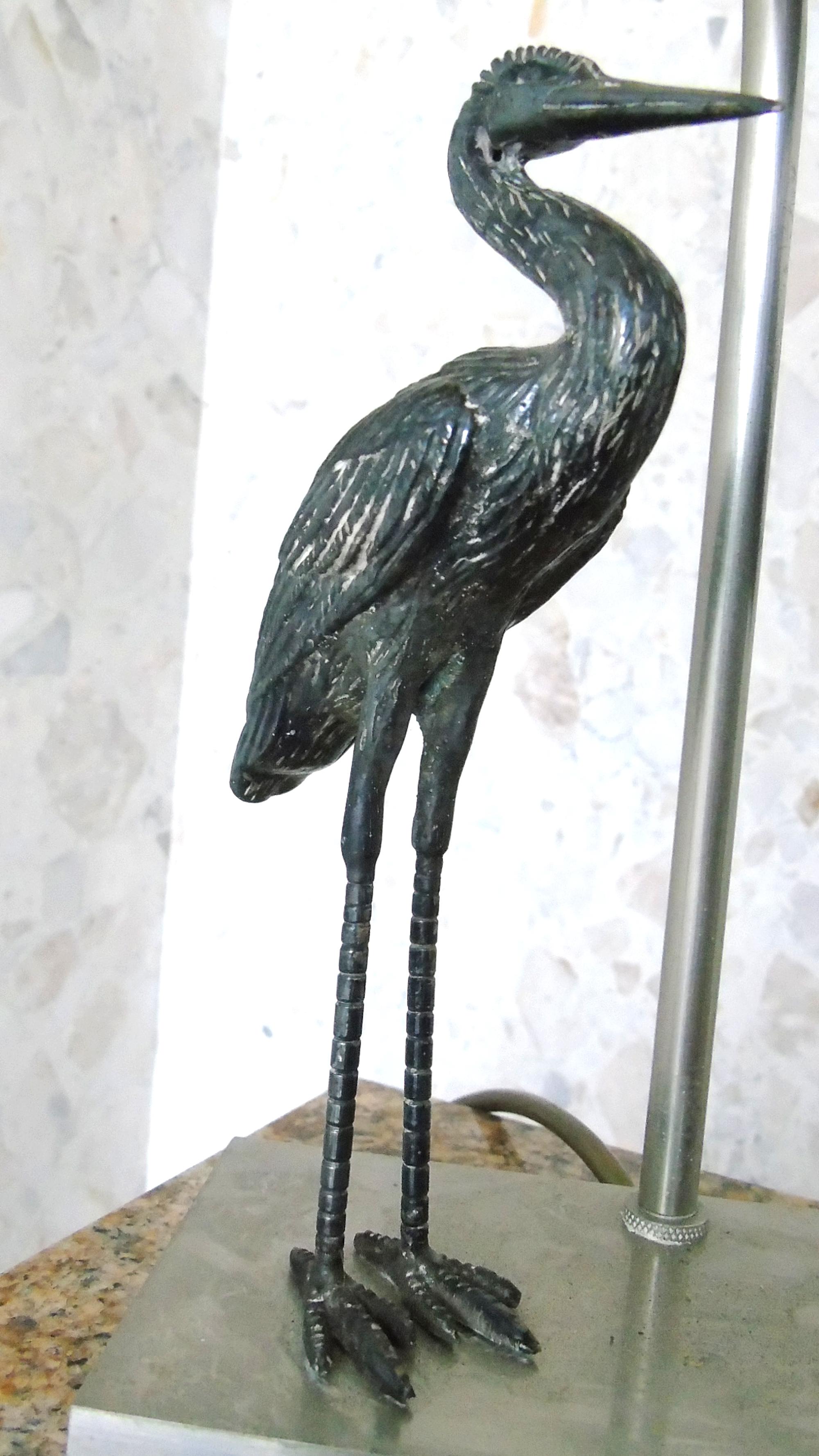 crane bird lamp