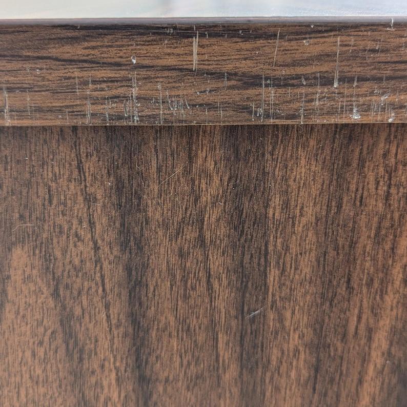 Credenza Vintage, Laminado, Formica, Grano Nogal, Mitad Siglo, MCM, Oficina en venta 4