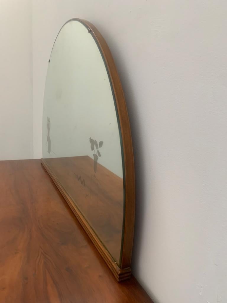 Vintage Crescent Mirror, 1940s For Sale 1