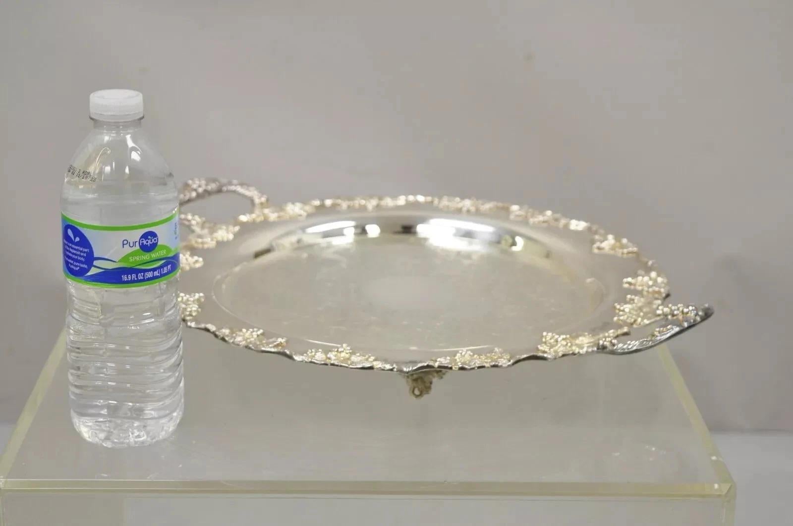 Vintage Crescent Silver Plated 17