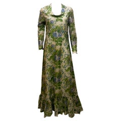 Vintage Cresta Couture Floral Gown