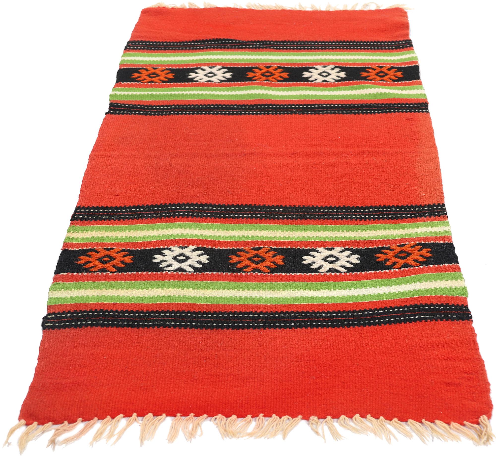 Alfombra Kilim griega cretense vintage Moderno de mediados de siglo en venta