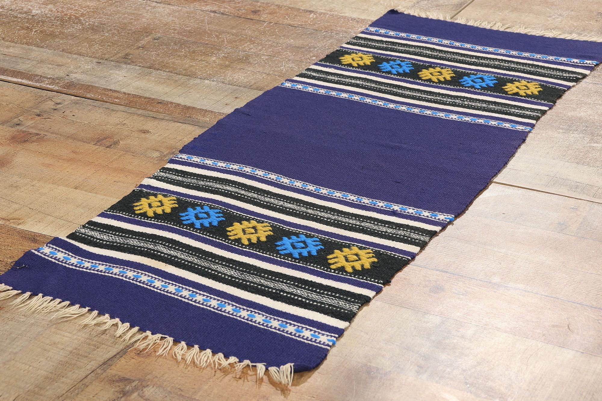 Laine Tapis Kilim grec crétan vintage en vente