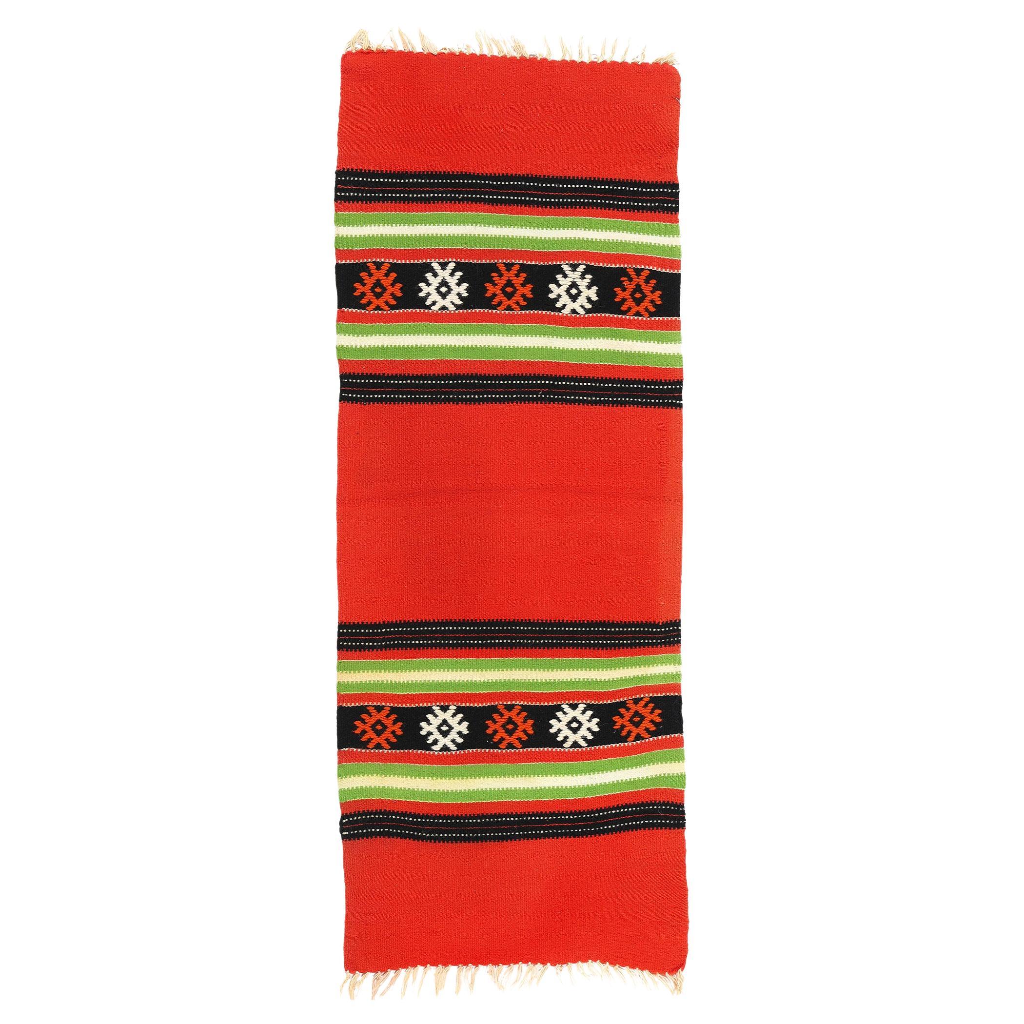 Alfombra Kilim griega cretense vintage en venta