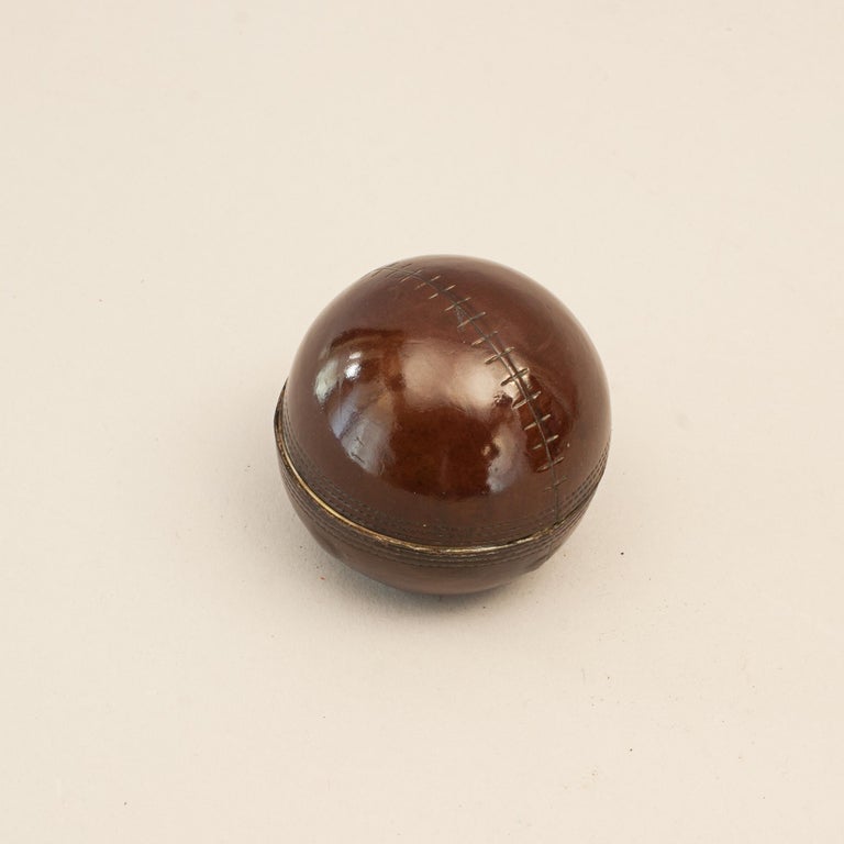 Vintage Cricket Ball Inkwell For Sale at 1stDibs